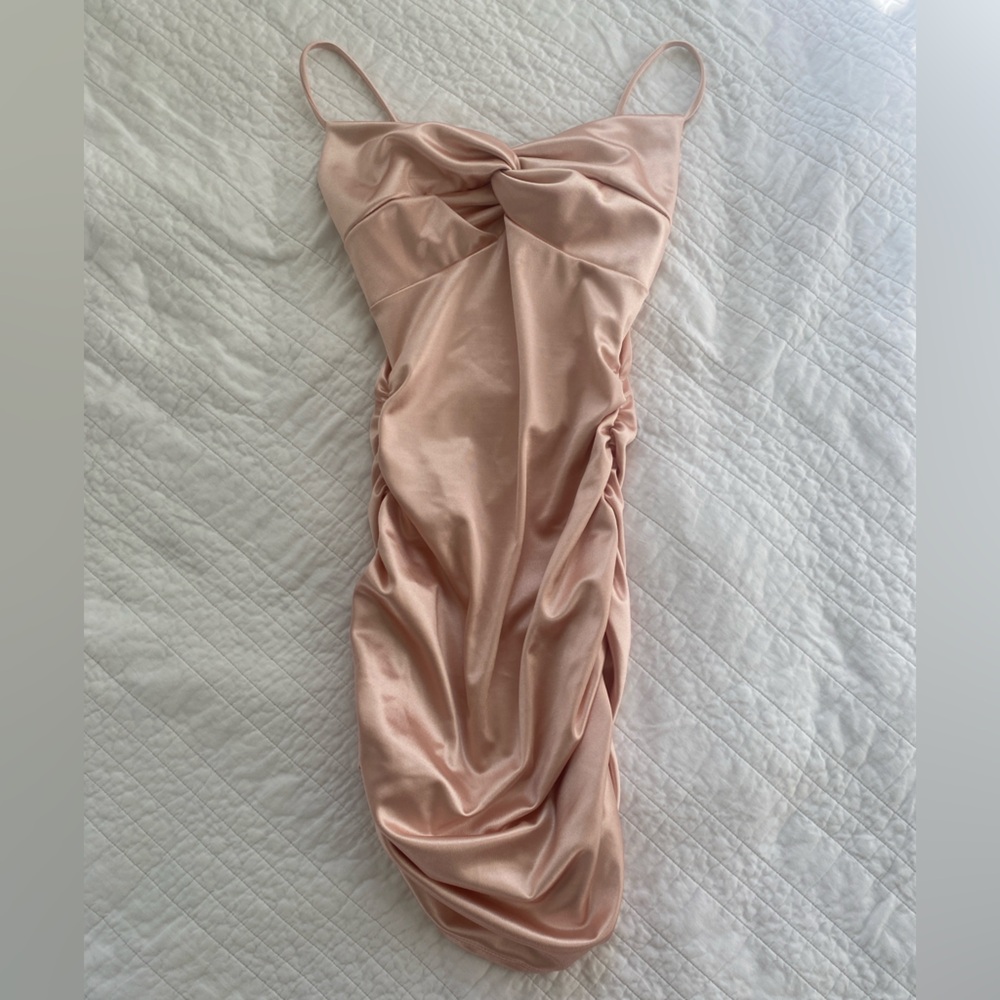 Brand New Blush Pink Silk Dress